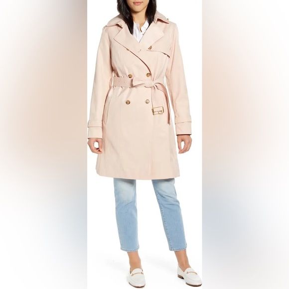 Cole Haan Jackets & Blazers - Cole Haan Signature Hooded Trench Coat NWT Size Medium 8-10